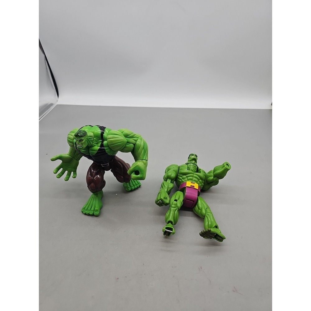 Marvel Comics Shape Shifter Incredible Hulk Smart Hulk‎ ToyBiz 1997 Lot Of 2